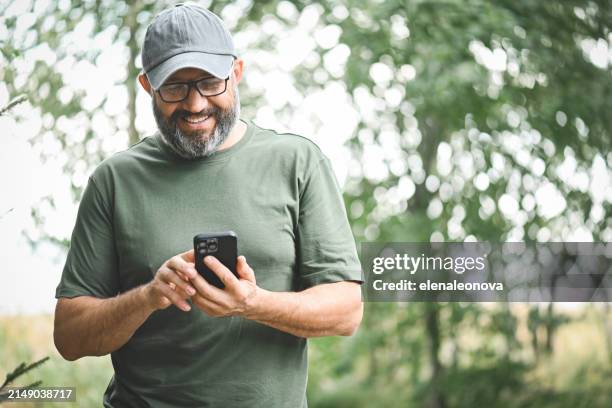 Man With A Mobile Phone High-Res Stock Photo