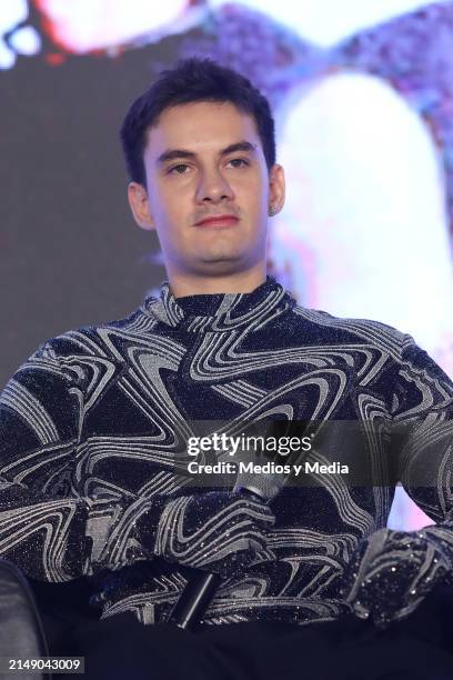 Bryan Mouque of CD9 attends a press conference at Arena Ciudad de México on April 17, 2024 in Mexico City, Mexico.