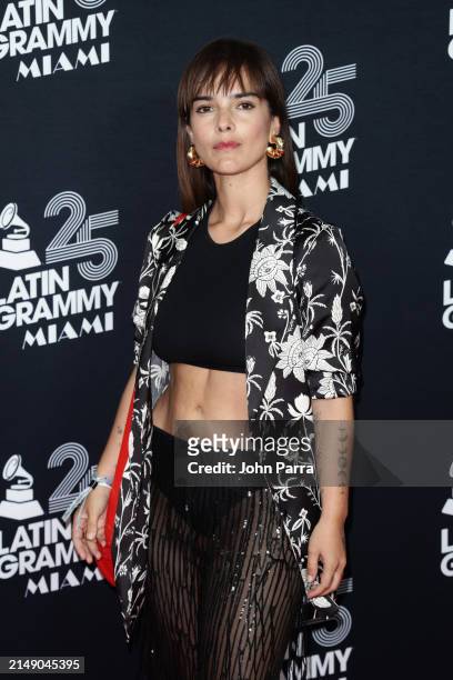 Paula Arenas attends the 25th Annual Latin GRAMMY Awards® Official Announcement on April 17, 2024 in Miami, Florida.