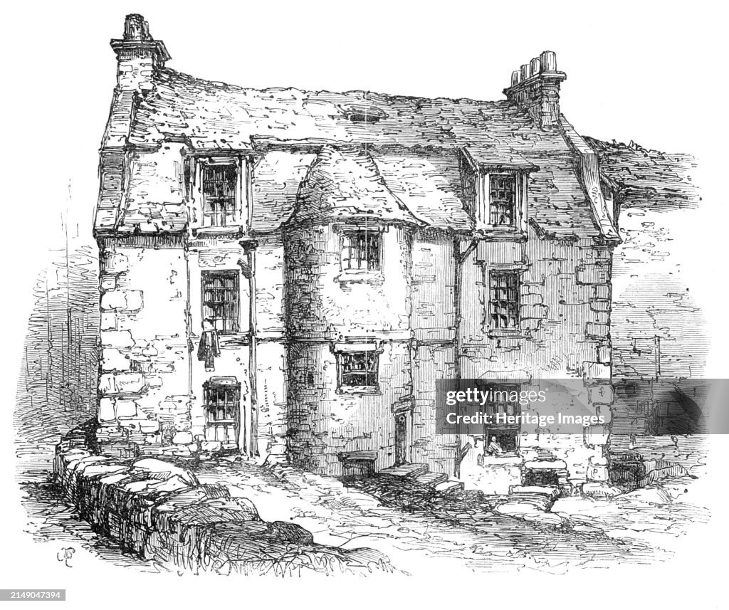 The birthplace of David Roberts, Edinburgh, 1864