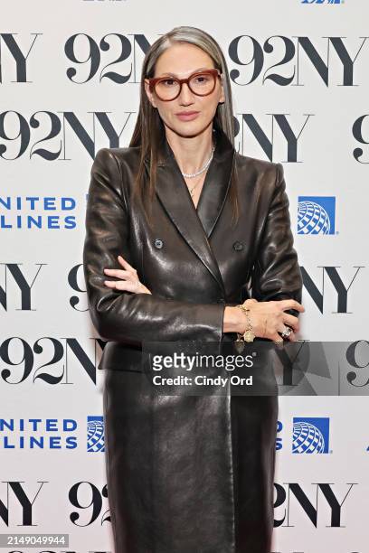 Jenna Lyons attends 'XYZ Presents: Fashion Icons with Fern Mallis: Jenna Lyons' at 92NY on April 17, 2024 in New York City.