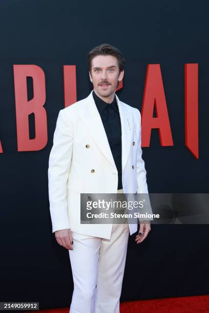 Dan Stevens attends the Los Angeles premiere of Universal Pictures "Abigail" at Regency Village Theatre on April 17, 2024 in Los Angeles, California.