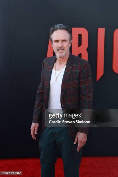 David Arquette attends the Los Angeles premiere of Universal Pictures "Abigail" at Regency Village Theatre on April 17, 2024 in Los Angeles,...