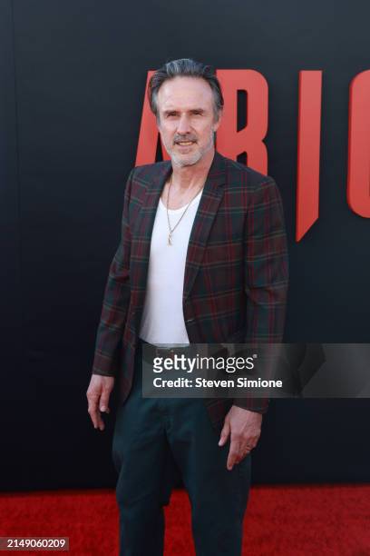 David Arquette attends the Los Angeles premiere of Universal Pictures "Abigail" at Regency Village Theatre on April 17, 2024 in Los Angeles,...