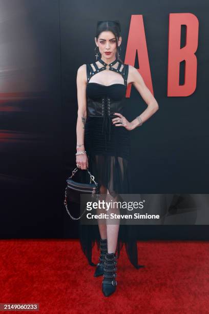 LeeAnna Vamp attends the Los Angeles premiere of Universal Pictures "Abigail" at Regency Village Theatre on April 17, 2024 in Los Angeles, California.