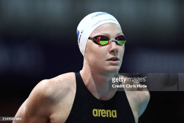 Cate Campbell looks on ahead of the Women’s 50m Freestyle Final during the 2024 Australian Open Swimming Championships at Gold Coast Aquatic Centre...