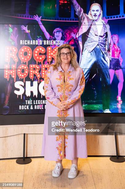 Nikki Britton attends the Rocky Horror Show at Theatre Royal Sydney on April 18, 2024 in Sydney, Australia.