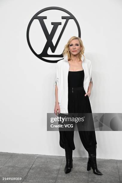 Australian actress Cate Blanchett attends Louis Vuitton Women's Voyager Pre-Fall 2024 Collection Show on April 18, 2024 in Shanghai, China.