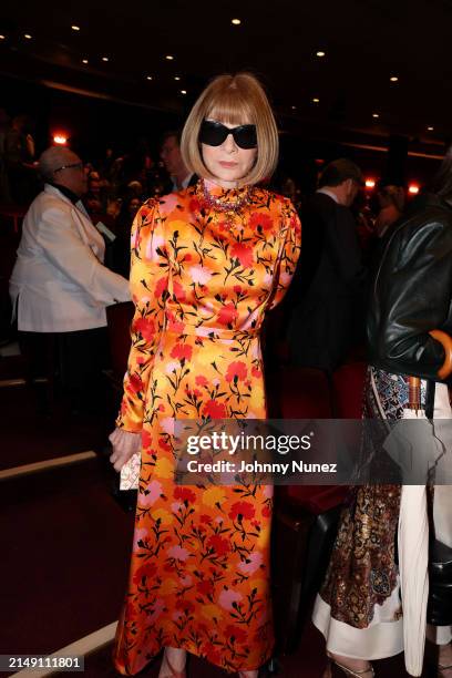 Anna Wintour attends "The Wiz" Broadway Opening Night at Marquee Theatre on April 17, 2024 in New York City.
