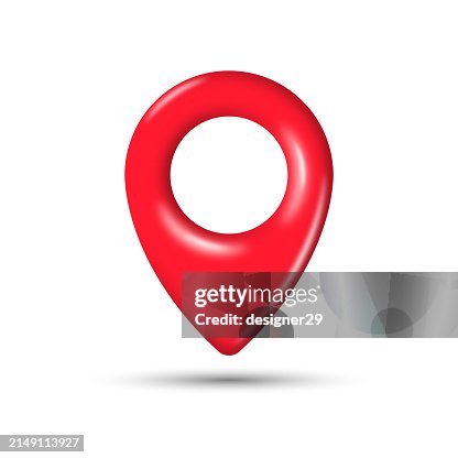 3D Location and Map Pin Icon Vector Design. 3D Location and Map Pin Icon Vector Design.