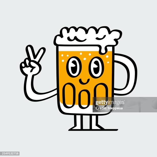 illustrations, cliparts, dessins animés et icônes de la paix et la bière - jambe