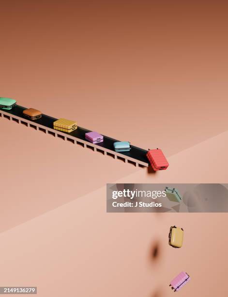missing baggage concept - large group of objects travel stock pictures, royalty-free photos & images