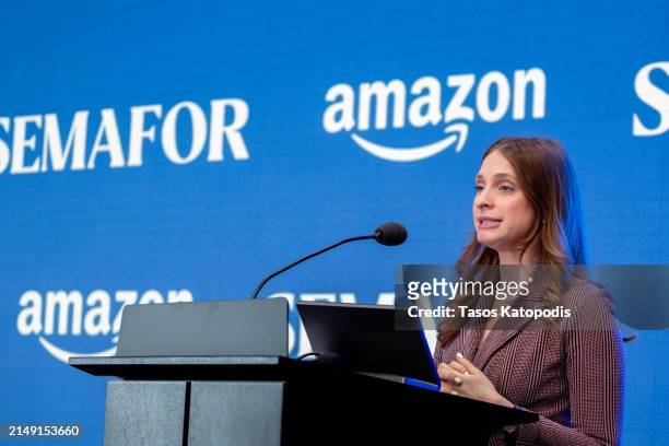 Rachel Oppenheim, Chief Revenue Officer, Semafor speaks at The Semafor 2024 World Economy Summit on April 18, 2024 in Washington, DC.