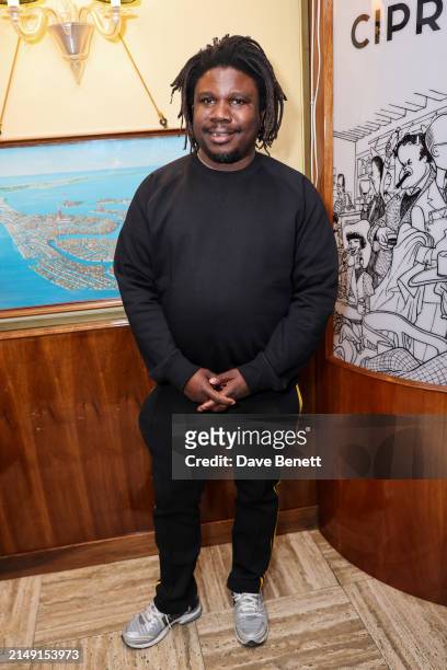 Alvaro Barrington attends the Burberry party at Harry’s Bar during the opening week of the 60th International Art Exhibition, La Biennale di Venezia,...