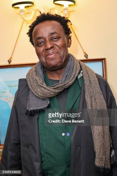 John Akomfrah attends the Burberry party at Harry’s Bar during the opening week of the 60th International Art Exhibition, La Biennale di Venezia, on...