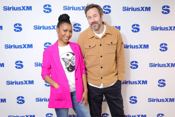 NY: Celebrities Visit SiriusXM - April 18, 2024