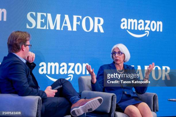 Reed Albergotti, Technology Editor, Semafor and Arati Prabhakar, Director, White House Office of Science and Technology Policychat at The Semafor...