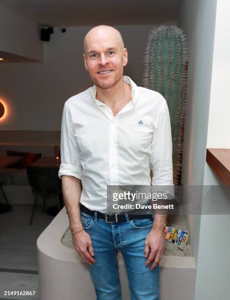 Philip Baldwin attends Trejo's Tacos VIP launch on April 18, 2024 in London, England.