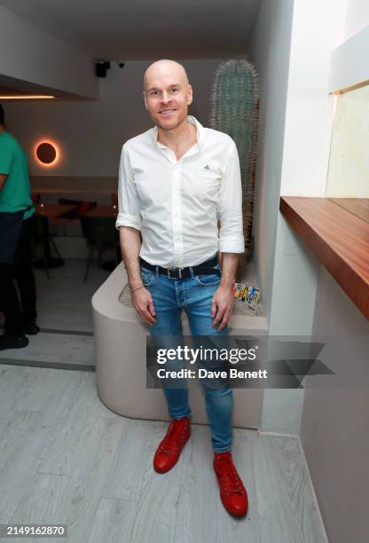 Philip Baldwin attends Trejo's Tacos VIP launch on April 18, 2024 in London, England.