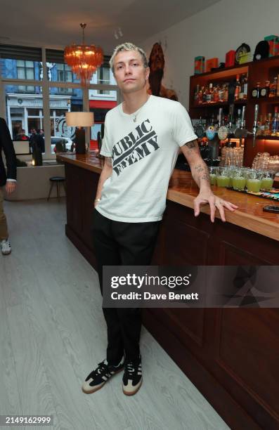 Lukey Storey attends Trejo's Tacos VIP launch on April 18, 2024 in London, England.