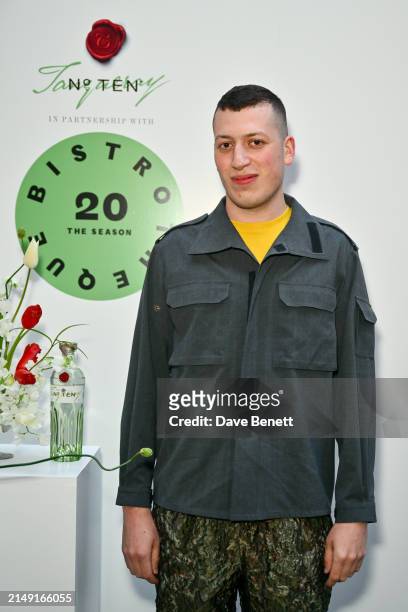 Olly Shinder attends the launch of BISTROTHEQUE 20: The Season, in partnership with Tanqueray No. TEN, hosted by Lulu Kennedy at Bistrotheque on...