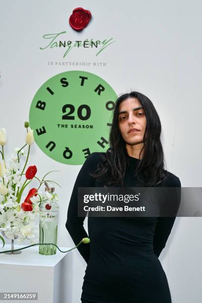 Nassia Matsa attends the launch of BISTROTHEQUE 20: The Season, in partnership with Tanqueray No. TEN, hosted by Lulu Kennedy at Bistrotheque on...