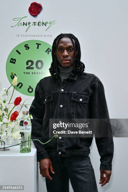 Otamere Guobadia attends the launch of BISTROTHEQUE 20: The Season, in partnership with Tanqueray No. TEN, hosted by Lulu Kennedy at Bistrotheque on...