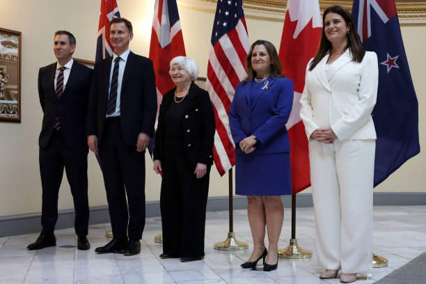 DC: Treasury Secretary Yellen Hosts Meeting For Five Eyes Finance Ministers