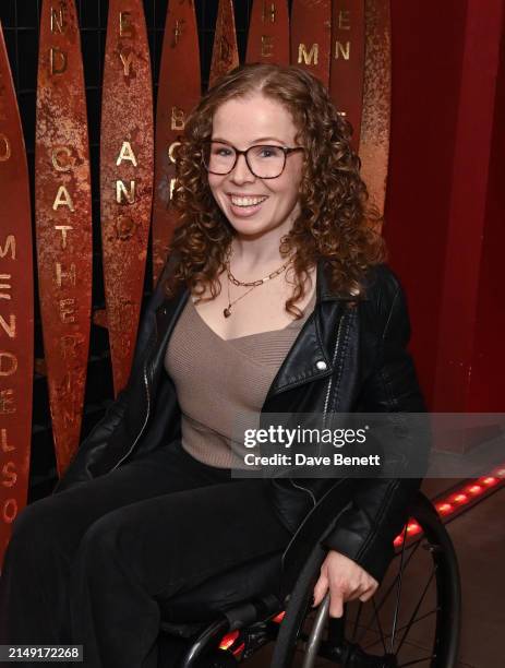 Amy Triggattends the press night after party for "The Ballad Of Hattie And James" at the Kiln Theatre on April 18, 2024 in London, England.