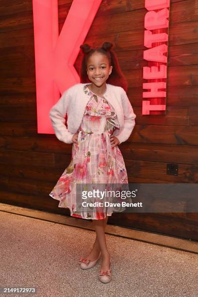 Alivia Mihayo attends the press night after party for "The Ballad Of Hattie And James" at the Kiln Theatre on April 18, 2024 in London, England.