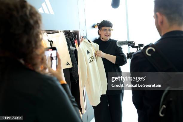 Adidas unveils Olympic and Paralympic team offering for Paris 2024 Paralympic games. Pictured here, Design Director Jacqui King details the design...