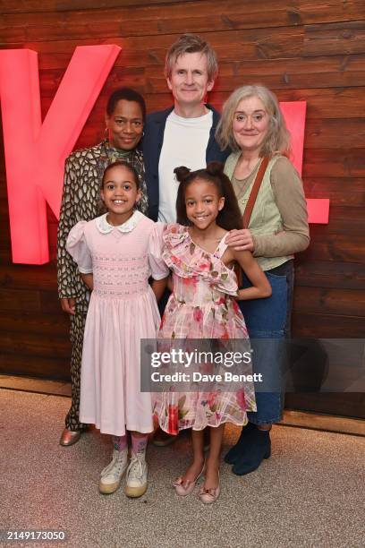 Luna Valentine, Suzette Llewellyn, Charles Edwards, Alivia Mihayo and Sophie Thompson attend the press night after party for "The Ballad Of Hattie...