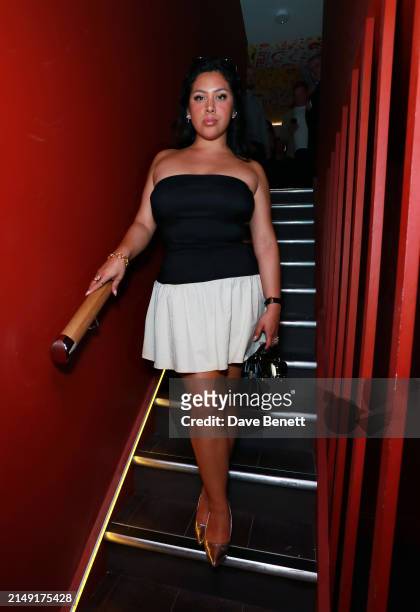 Ana Fenech attends Trejo's Tacos VIP launch on April 18, 2024 in London, England.