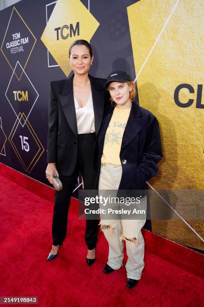Emma Heming Willis and Tallulah Willis attend the Opening Night Gala and 30th Anniversary Screening of "Pulp Fiction" during the 2024 TCM Classic...