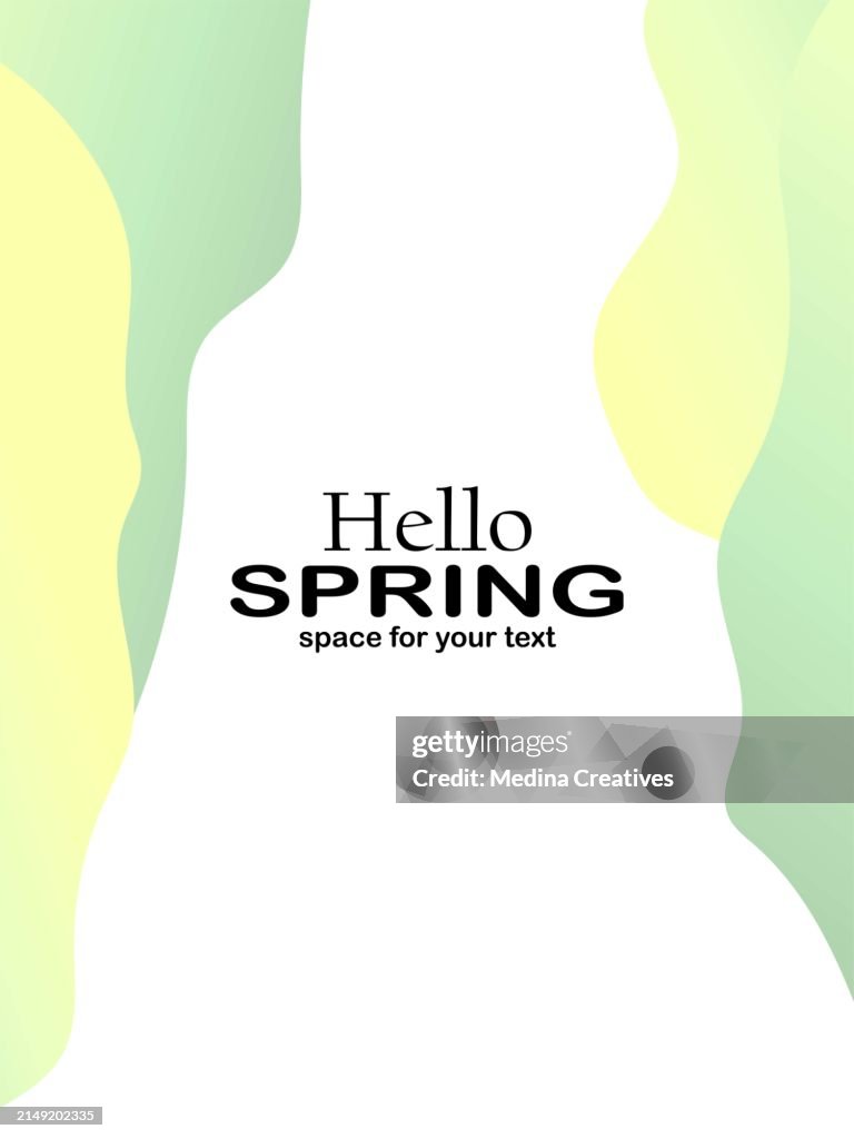 Spring Abstract Background Vector Abstract Spring Theme High-Res Vector Graphic - Getty Images