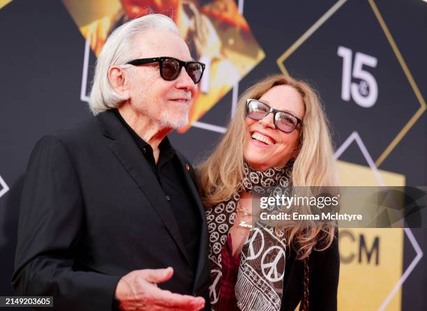 Harvey Keitel and Daphna Kastner attend the Opening Night Gala and 30th Anniversary Screening of "Pulp Fiction" during the 2024 TCM Classic Film...