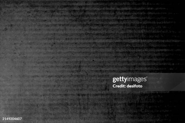 dark grey black color gradient vector backgrounds like bright glowing grunge textured rough rustic ribbed, rippled corrugated cardboard sheet having stripes or grooves and copy space all over - corrugated packaging stock illustrations