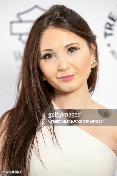 Sabrina Nolan attends the VIP launch of "Trejo's Tacos" on April 18, 2024 in London, England.