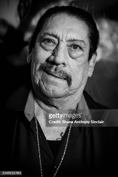 Danny Trejo attends the VIP launch of "Trejo's Tacos" on April 18, 2024 in London, England.