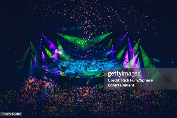 Phish perform during night one of their four-night run at Sphere on April 18, 2024 in Las Vegas, Nevada.