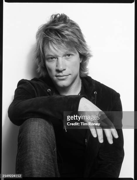 American singer, songwriter and guitarist, Jon Bon Jovi, London, circa 2001.