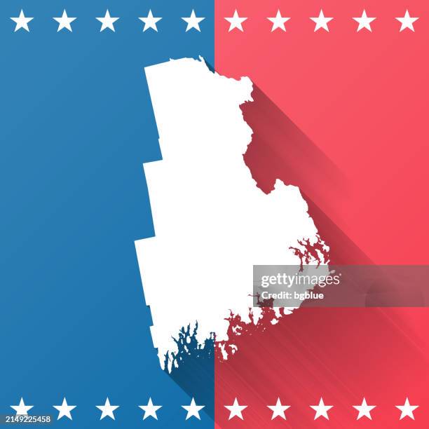 Blue&me Map Political Map Of Maine Photos and Premium High Res Pictures - Getty Images