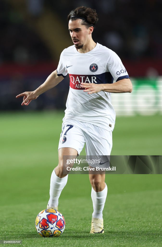 2nd Leg Barca Vs Psg Live Vitinha Of Paris Saint-Germain Runs