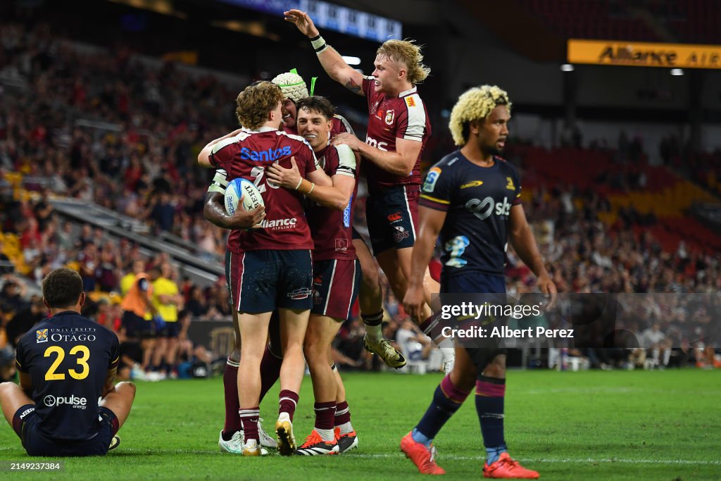 Super Rugby Pacific Rd 9 - Queensland Reds v Highlanders