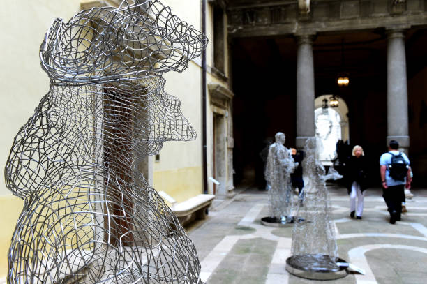 ITA: Lorenzo Quinn "Souls Of Venice" Exhibition Preview