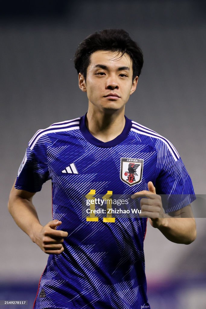 Aziam B Yamada Fuki of Japan looks on during the AFC U23 Asian Cup Group B ...