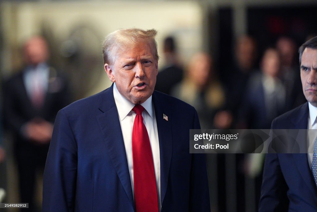 Former President Donald Trump's Hush Money Trial Continues In New York