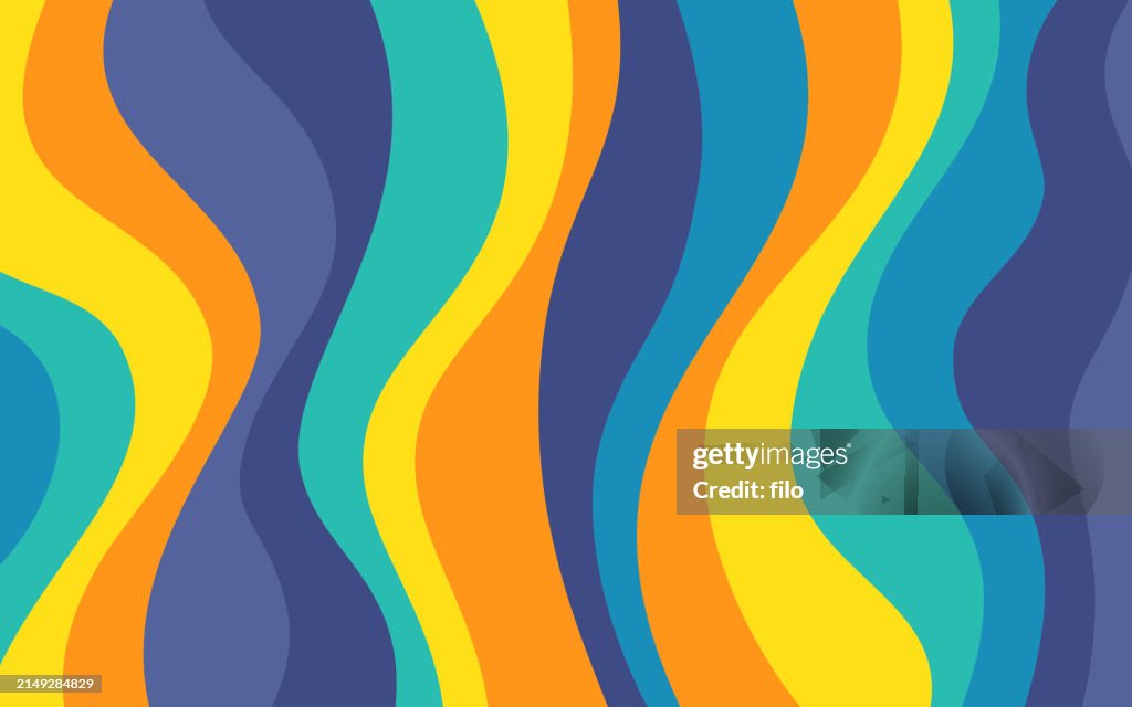 Glatte Strömungswellenwelligkeit Abstrakter Hintergrund