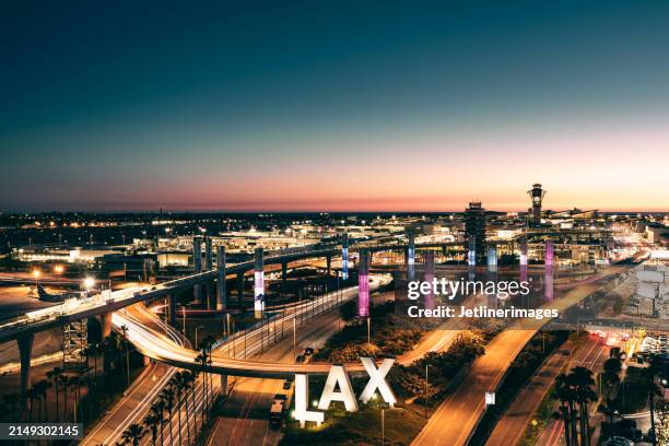 angeles international airport - lax - lax airport stock pictures, royalty-free photos & images