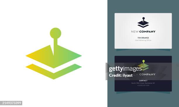 corporate identity design for location route - corporate identity template stock illustrations
